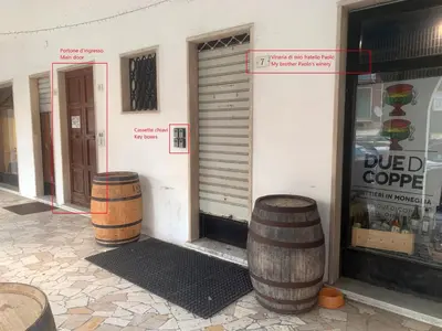 Certificato, attestato, insegna o altro documento esposto da Casa Bianca 5 - confortevole in centro a Moneglia