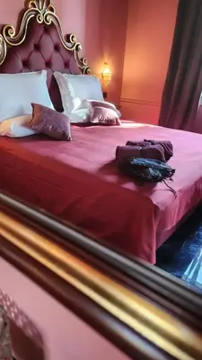Letto o letti in una camera di Hotel Zia Piera