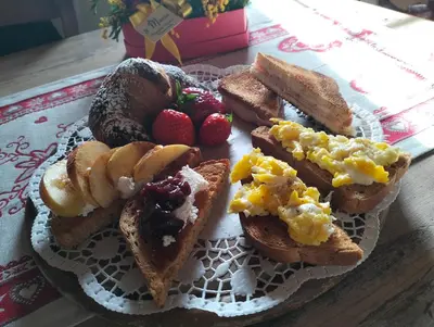 Cibo presso il bed & breakfast o nelle vicinanze