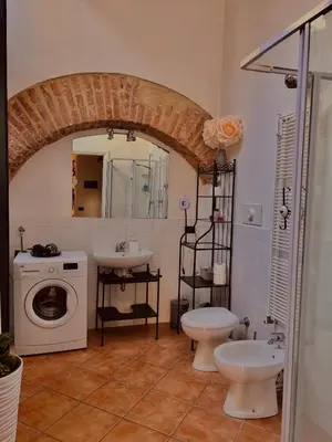 Bagno di LOFT DEI LUPI Elegante appartamento a 260 m dal Duomo free parking