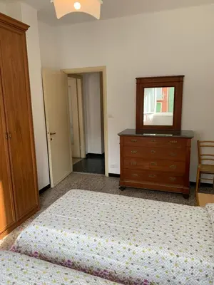 Letto o letti in una camera di Casa Bianca 2 - confortevole in centro a Moneglia