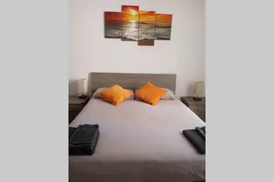 Letto o letti in una camera di Casa Leyva