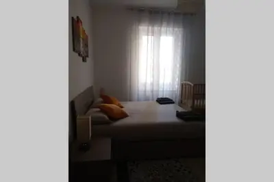 Letto o letti in una camera di Casa Leyva