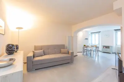 Area soggiorno di Nonna Sandrina in Monferrato hills - Happy Rentals