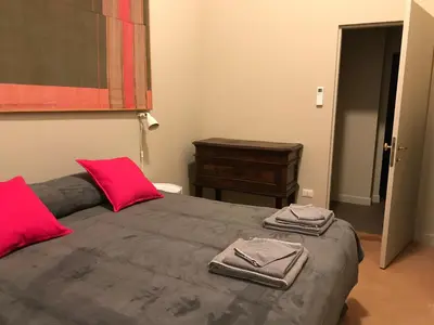 Letto o letti in una camera di Luigi in Palazzo Bianchi