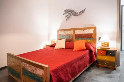Letto o letti in una camera di Villa Lice Verici