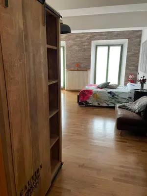 Letto o letti in una camera di Una finestra sul centro storico