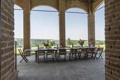 Balcone o terrazza di Villa Ca de Poi - Tabiano Castle Country Villas