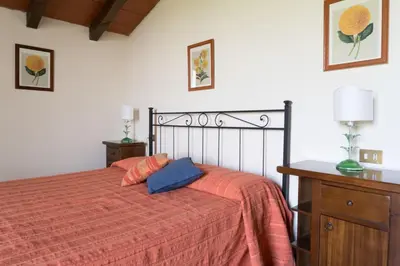 Letto o letti in una camera di Villa Manganina - Tabiano Castle Country Villas