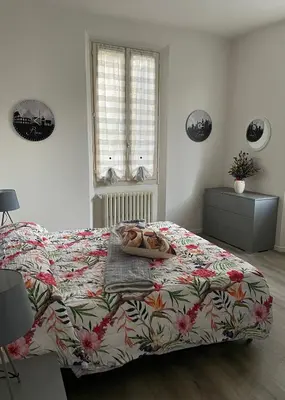 Letto o letti in una camera di Un balcone sul centro storico