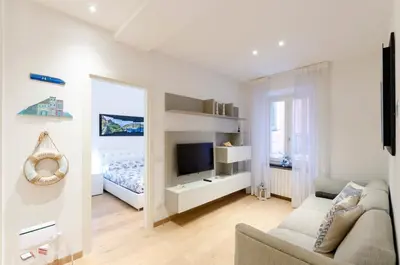 TV o dispositivi per l'intrattenimento presso Appartamento di design