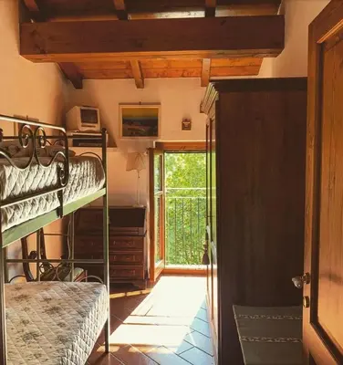 Letto o letti in una camera di Agriturismo i Gessi
