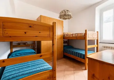 Letto o letti in una camera di La casa di nonno Frey