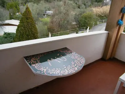 Balcone o terrazza di DEIVA MARINA appartamento in Residence vicino a cinque terre