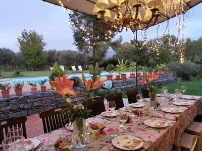 Giardino di ArtVillaArmonia Sarzana, villa piscina esclusiva