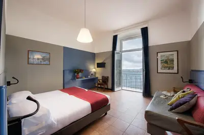 Letto o letti in una camera di Hotel Italia e Lido