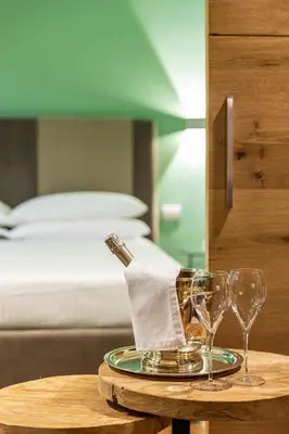 Letto o letti in una camera di Hotel Borgo Impero