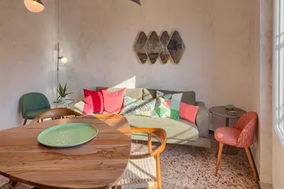 Area soggiorno di Alida House Top Floor