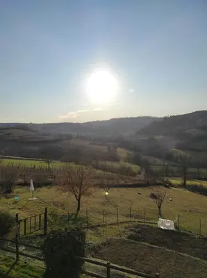 Paesaggio naturale nelle vicinanze del bed & breakfast