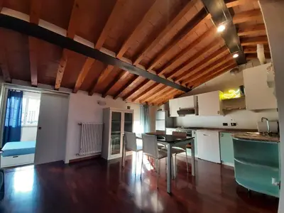 Cucina o angolo cottura di Appartamento sui tetti di Parma