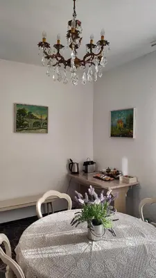 Area soggiorno di B&B Petit déjeuner