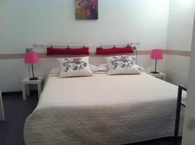 Letto o letti in una camera di Hotel Pensione Moderna