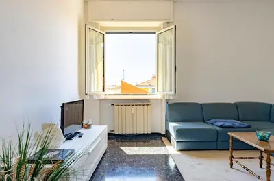 Area soggiorno di JOIVY Family Flat Terrace & Parking near Beach