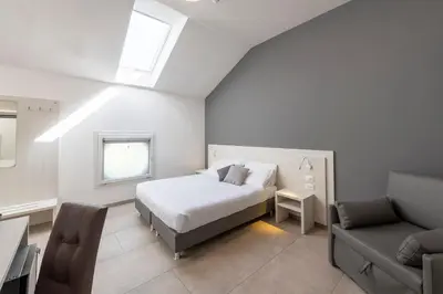 Letto o letti in una camera di Hotel Vecchio Casello