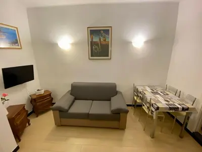 TV o dispositivi per l'intrattenimento presso Appartamento LA ROSA