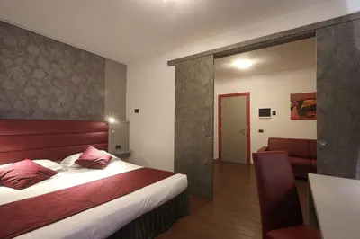 Letto o letti in una camera di Hotels Campus