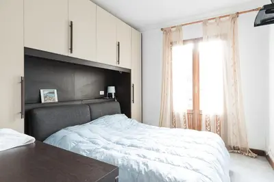 Letto o letti in una camera di Casa Caterina