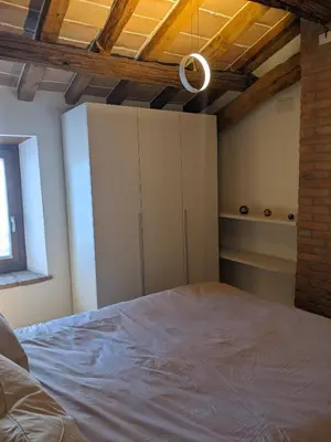Letto o letti in una camera di Casa Stella vicinanze Maranello