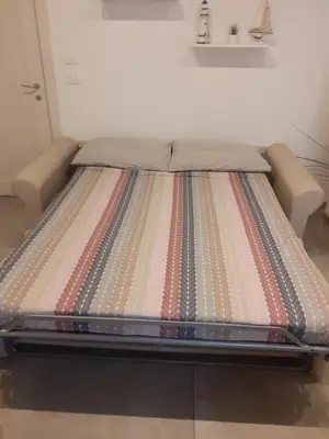 Letto o letti in una camera di La Terrazza sul Mare [ ☆☆☆☆☆ ] Monterosso