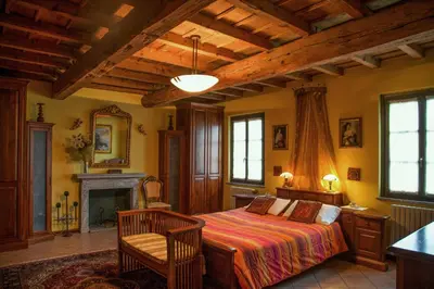Letto o letti in una camera di Mulino di Prada