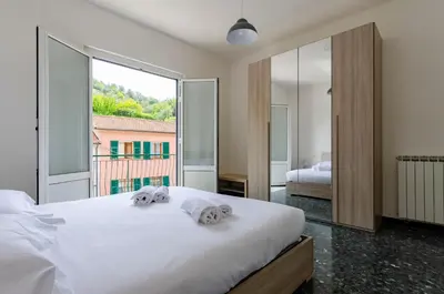 Letto o letti in una camera di JOIVY Family Flat with 3 Balconies, 10 Min to Beach