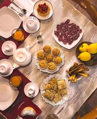 Cibo presso il bed & breakfast o nelle vicinanze