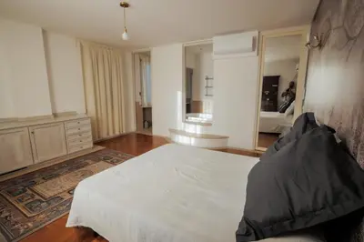 Letto o letti in una camera di L'Andito