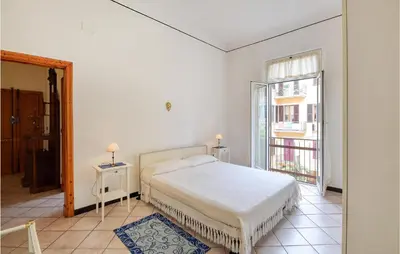 Letto o letti in una camera di Pet Friendly Apartment In Chiavari