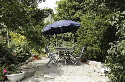 Giardino di B&b Boblin blu