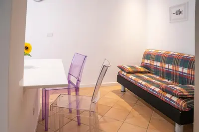 Area soggiorno di MIMOSA - Villa Luisa: Pace, Relax a 2 passi dal mare