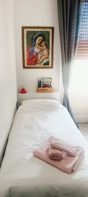 Letto o letti in una camera di La Casa di Amelie