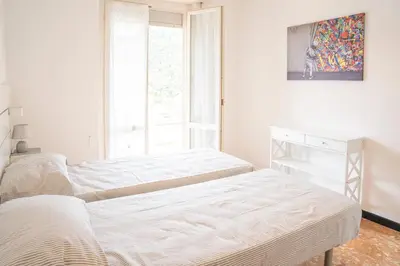 Letto o letti in una camera di Appartamento Corsaro