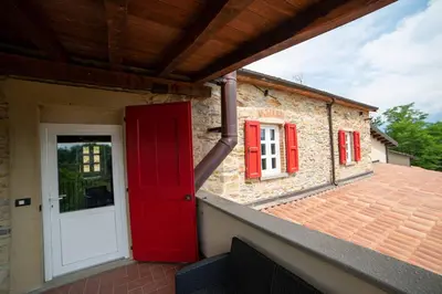 Balcone o terrazza di Il podere di Emore - Locazione turistica