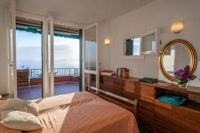Letto o letti in una camera di Orizzonti blu! In villaggio esclusivo con terrazza