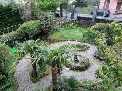 Giardino di Le ortensie di Villa Vittoria nel verde a pochi minuti di auto dalle spiagge