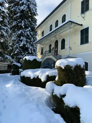 villa taro durante l'inverno