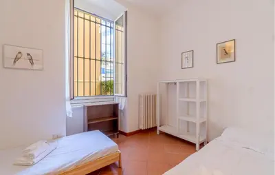 Letto o letti in una camera di Casa Platone