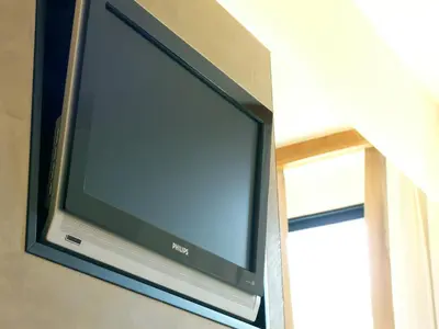 TV o dispositivi per l'intrattenimento presso Hotel President