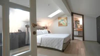 Letto o letti in una camera di Hotel Europa