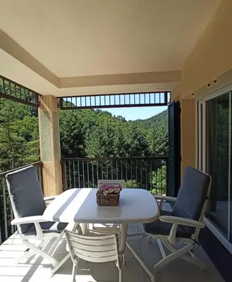 Balcone o terrazza di IL Bosco di Campo Marzano Sunlight